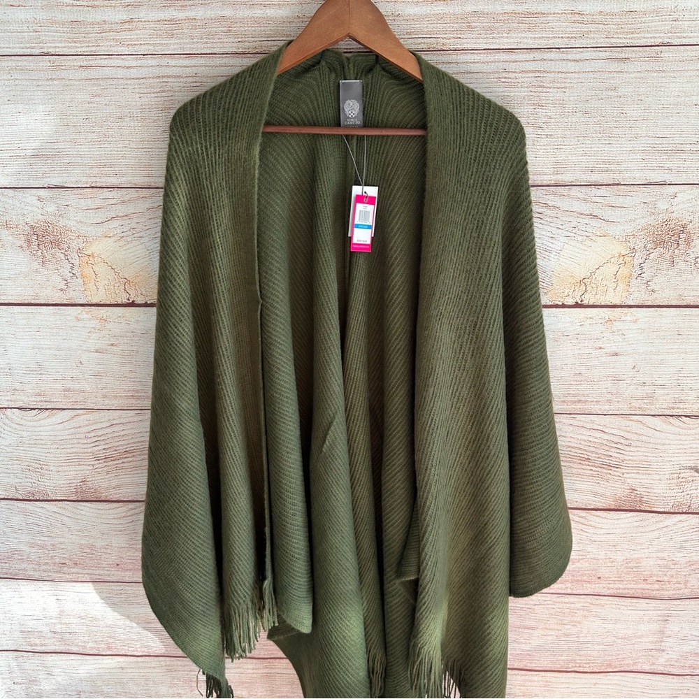 Vince Camuto Forest Green Women's Poncho